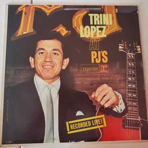 Trini Lopez live at PJ's vinyl record